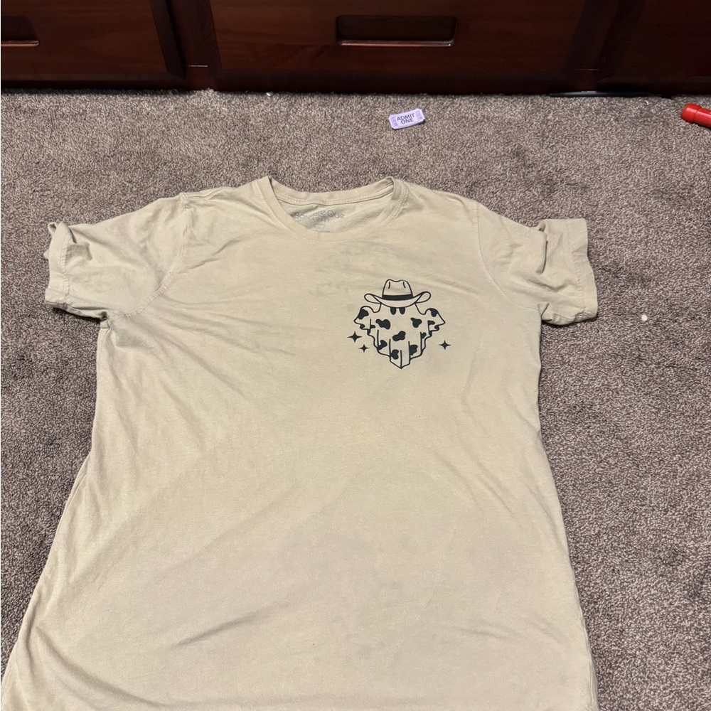 Stylish Beige Graphic Tee